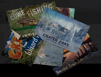 Crater postcards