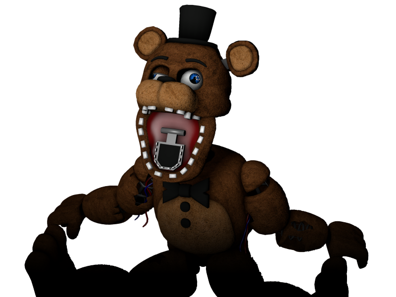 Withered Freddy Full Body png