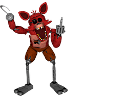 Animaciones de Withered Foxy FNaF 2 Add-on Dany Fox