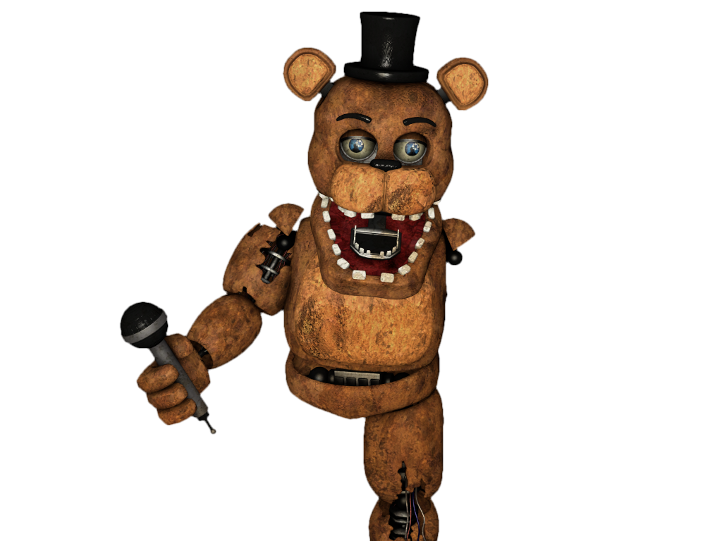 Withered Freddy PNG and Withered Freddy Transparent Clipart Free