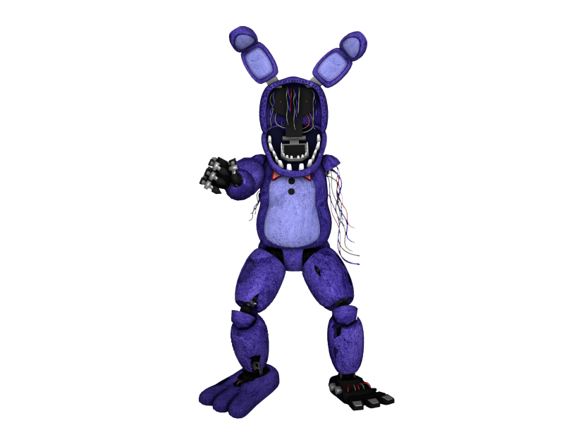 Faztober (day 15): Withered Bonnie : r/fivenightsatfreddys