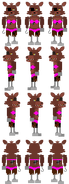 Stripper Foxy's Sprite Sheet.