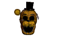 Golden Freddy's head original head.