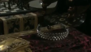 The ring and Gina's tiara.