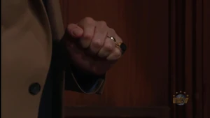 Chad wearing the ring.
