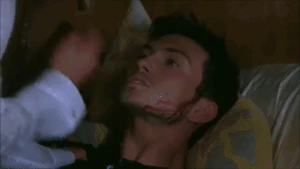 PAYBACK #4: Abigail Digs Her Wedding Ring Into Ben's Stab Wound.