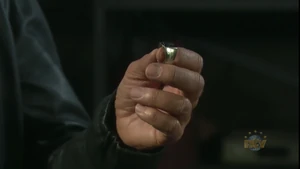 Stefano shows Kayla the ring to prove he is not Steve.
