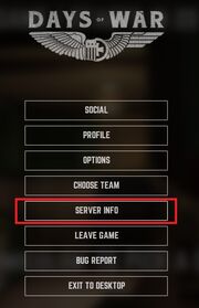 Server info