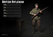 British rifleman