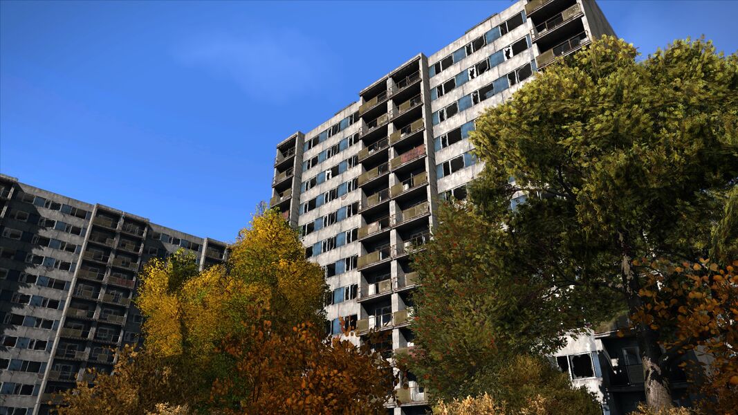 Soviet apartments in Dubovo show the amount of people living in the once small fishing town of Chernogorsk.