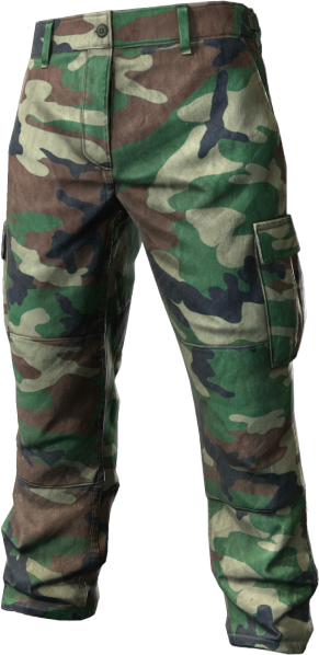 Basic Military Solid Color BDU Pant