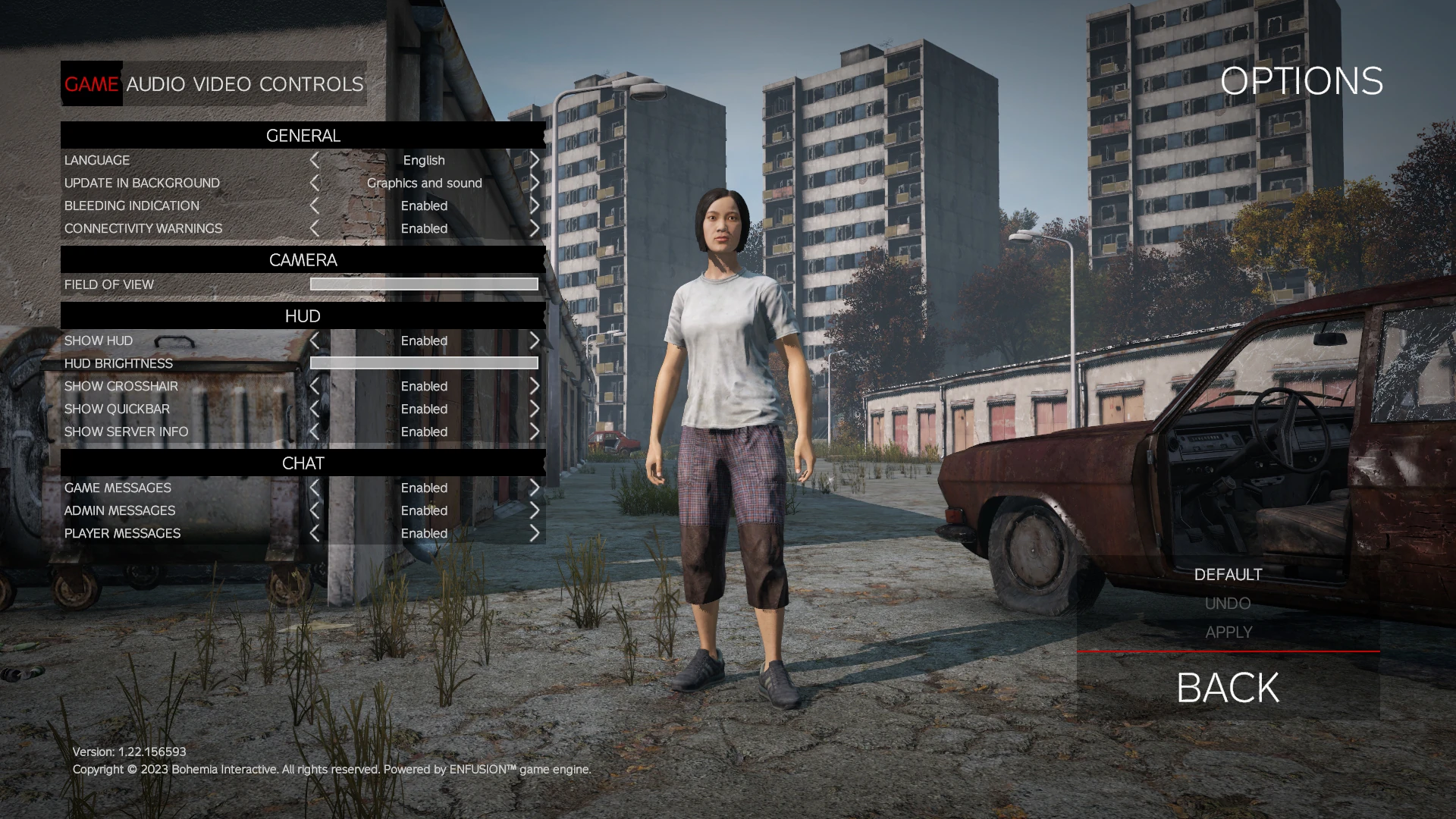 Settings - DayZ Wiki