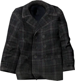 Pea Coat (Black Check)