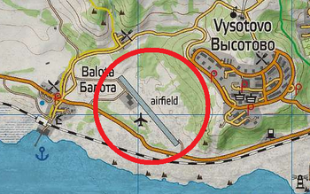 BalotaAirstrip map