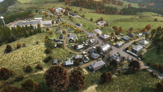 Aerial view of Gorka