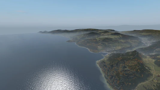 South Zagoria's north-east coastline with the Green Sea