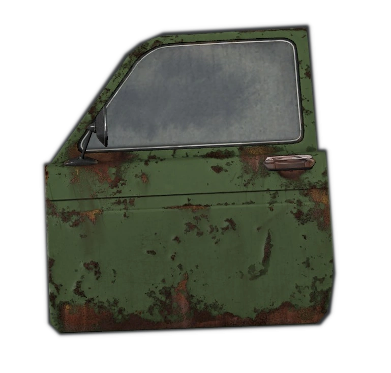 <br>Rusted Green Door