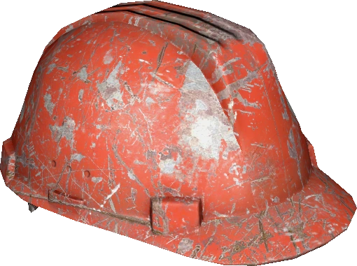 Hard Hat <br> ('''Red''') <br> ''Damaged''