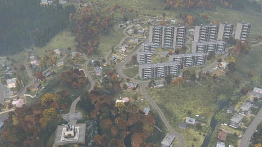 Aerial view of Novoselki