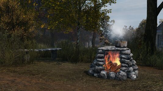 Stone Oven w/ Cooking Pot