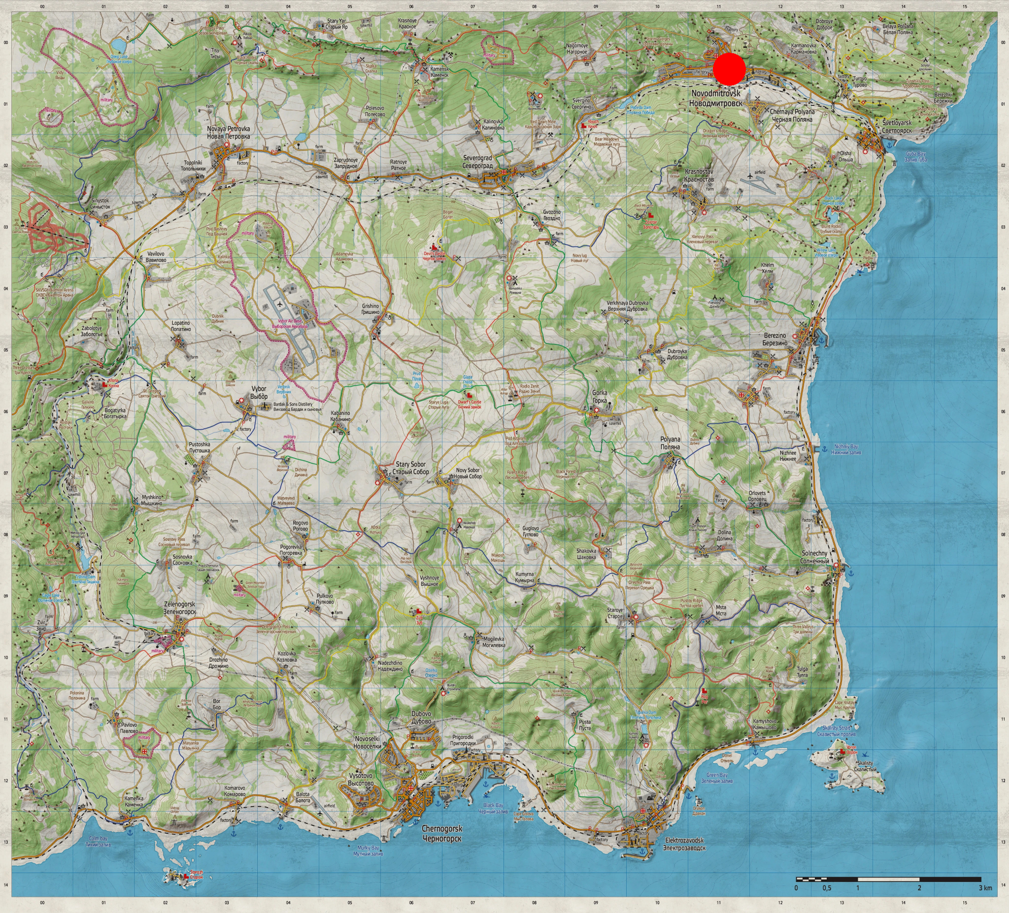 DayZ Map  Yom Network