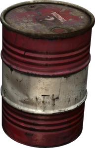 Oil Barrel (Red)