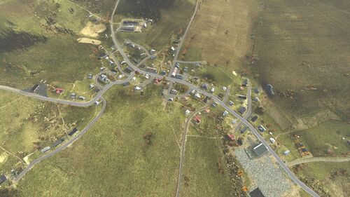 Aerial shot of Zelengorsk