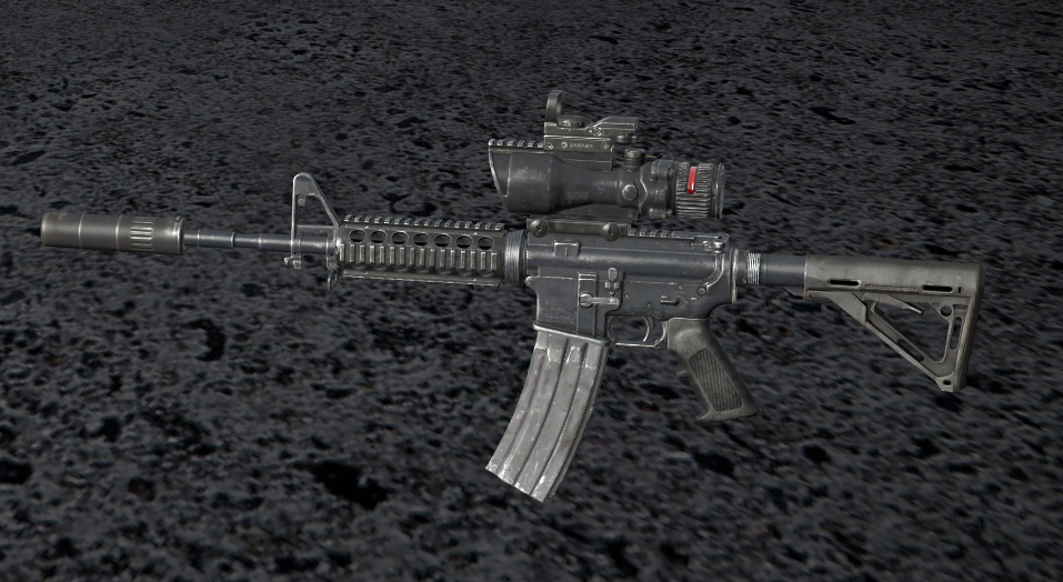 m4 m4a1 with acog