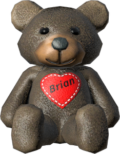 teddy bear with specs