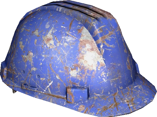 Hard Hat <br> ('''Blue''') <br> ''Damaged''