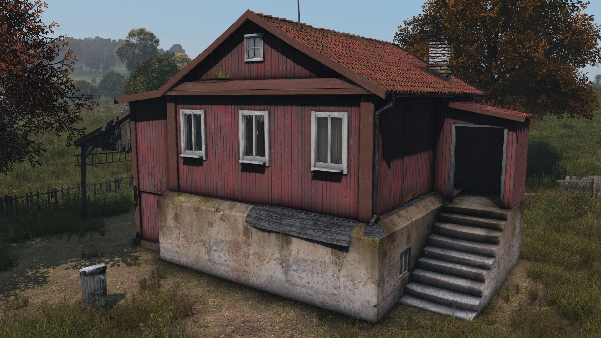 Elevated Red House