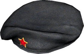 Pristine Red Star Military Beret