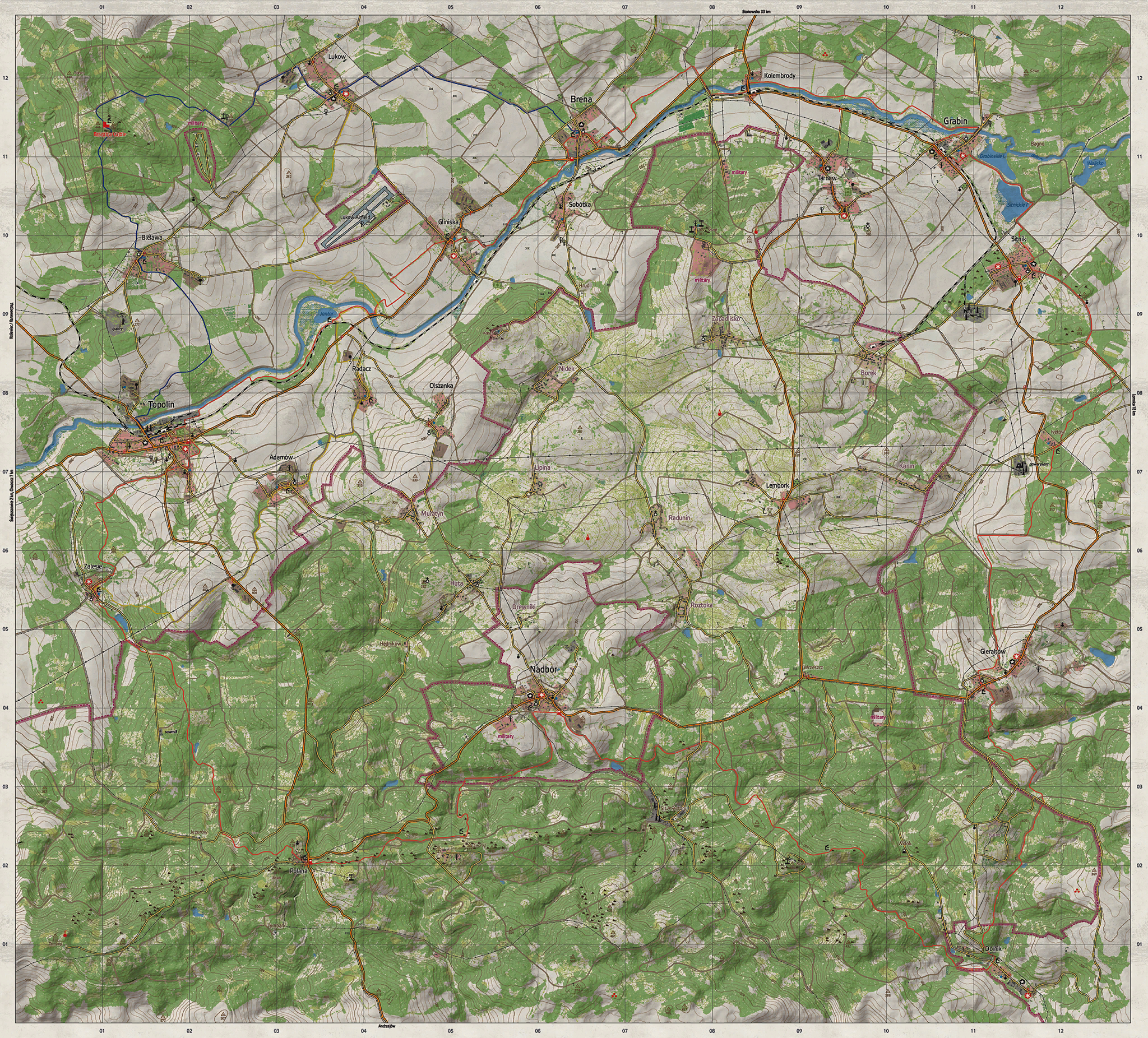 Map For Lux with town names an Markers : r/dayz