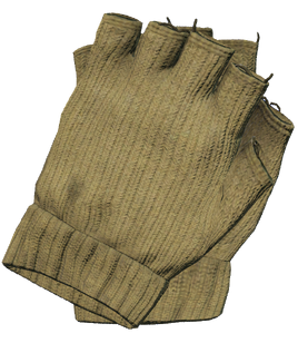 WoolGlovesFingerless Tan