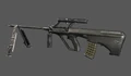 A render of the Steyr AUG Automatic Rifle model with deployed fixed bipod.