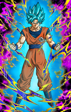 Beating Rage Super Saiyan Blue Goku Dokfan Battle Wiki Fandom