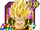 Wrapped in Burning Gold Super Saiyan Gogeta