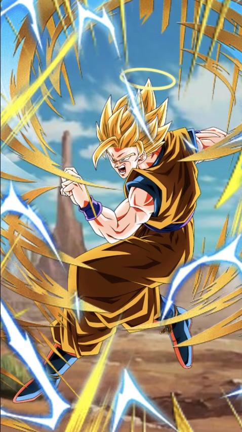 Goku,Super Saiyan 2 by BossLogic