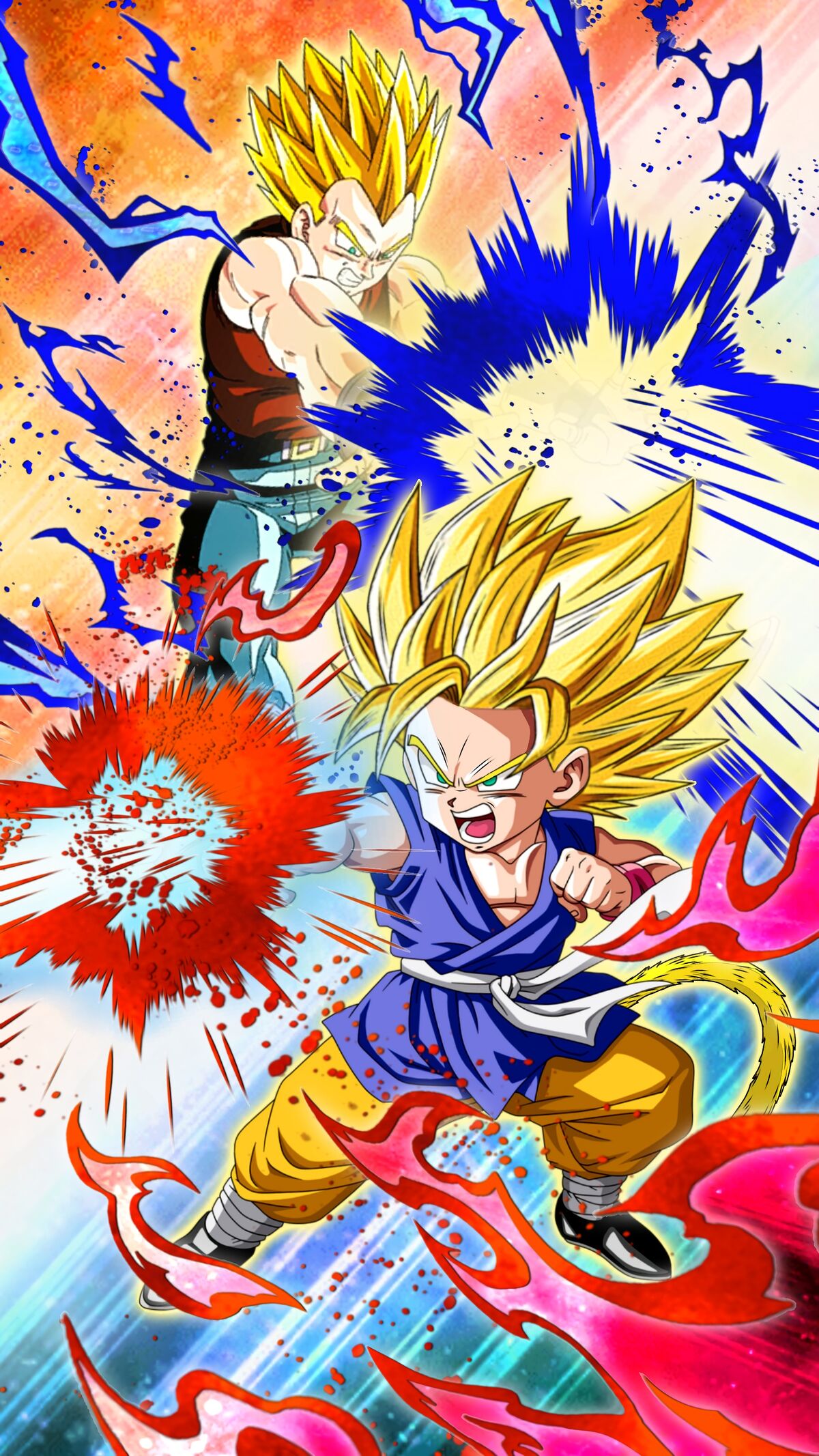 SSJ3 Goku / SSJ2 Vegeta, Dokfan Battle Wiki