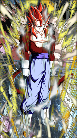 Glow and Smell of Victory Super Saiyan 4 Gogeta, Dokfan Battle Wiki