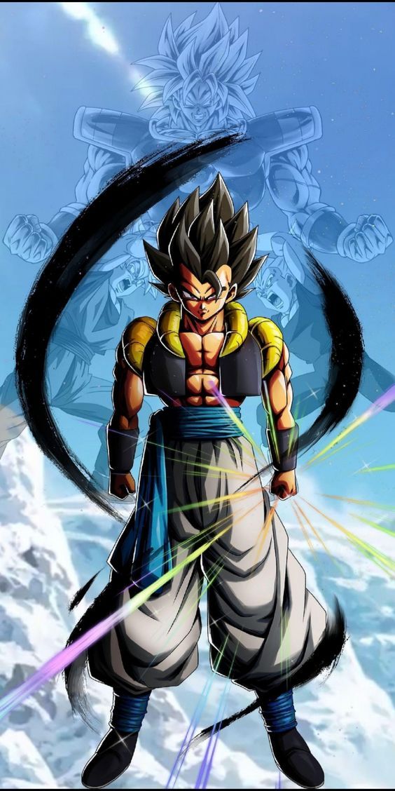 Powerful fusion warrior gogeta ready for battle