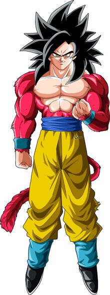 Ultimate Saiyan Form Super Saiyan 4 Goku Dokfan Battle Wiki Fandom