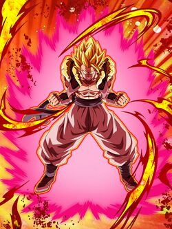 Destructive Scarlet Aura Super Saiyan Gogeta Super Kaioken