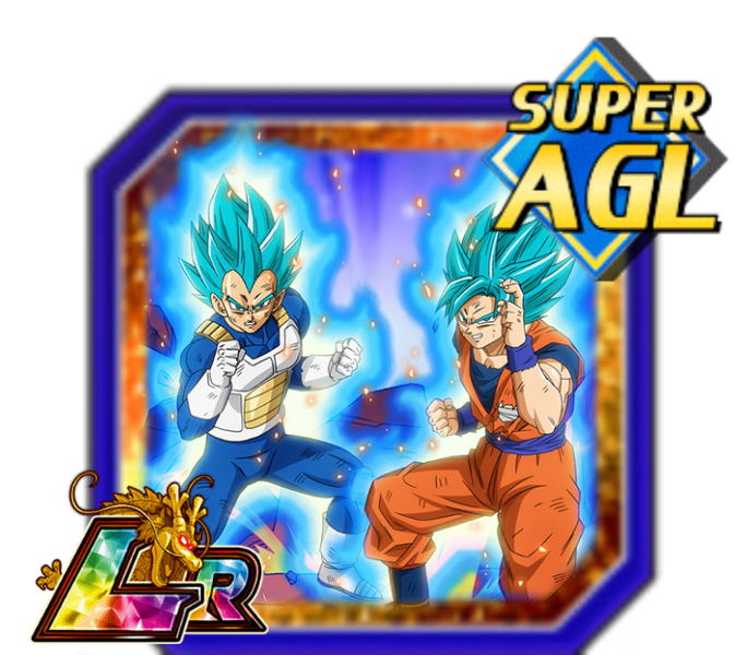Fusion Of Two Super Saiyan Blue S Super Saiyan God Ss Goku Super Saiyan God Ss Vegeta Dokfan Battle Wiki Fandom - saiyan rampage roblox
