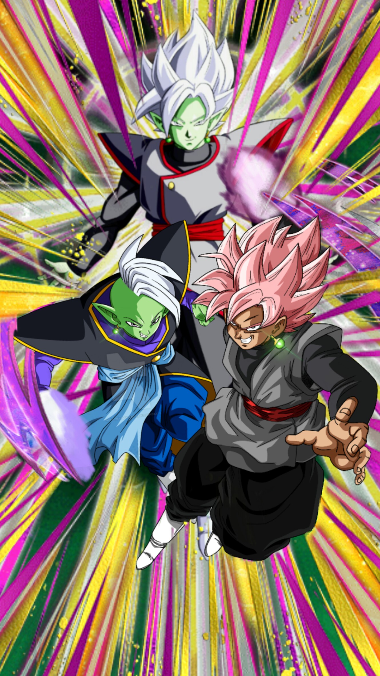 Rose Nightmare Goku Black super Saiyan Rosé/dragonball 