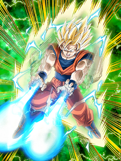 Whirlwind Strike Super Saiyan 2 Goku EZA Dokfan Battle Wiki