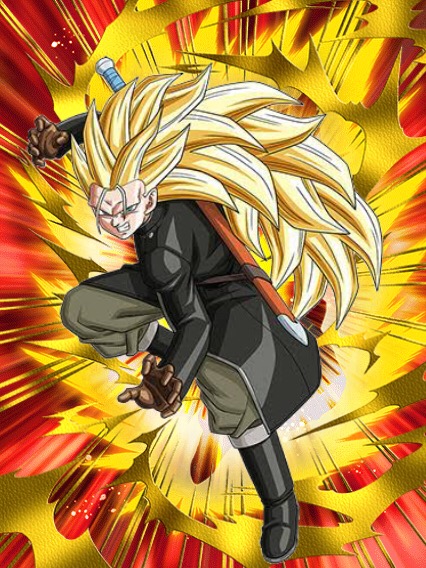 A Burning Desire to Protect the Future Super Saiyan 3 Trunks Xeno