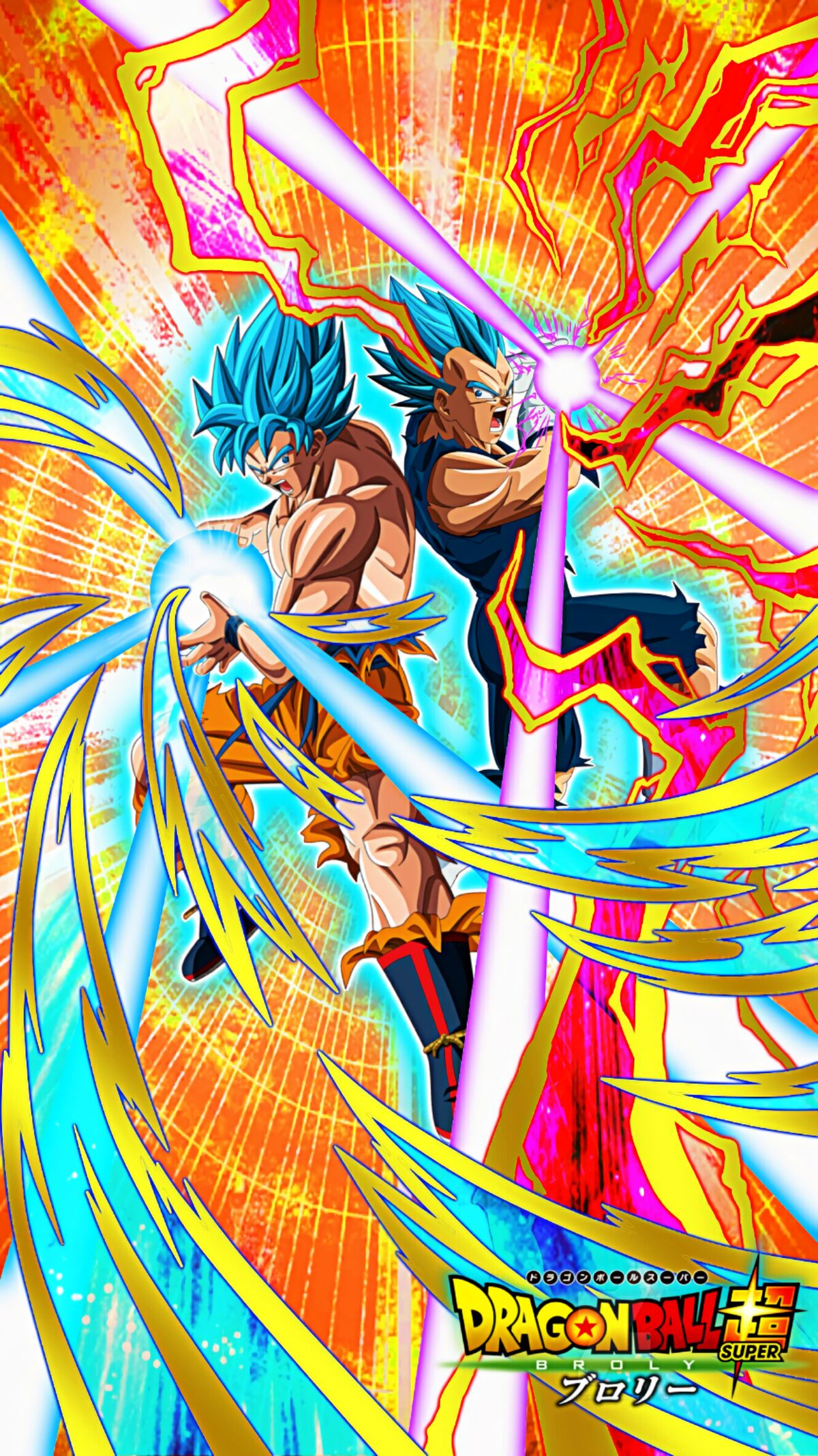 Triumphant Tag Team Super Saiyan God Ss Goku And Super Saiyan God Ss Vegeta Dokfan Battle Wiki 5295