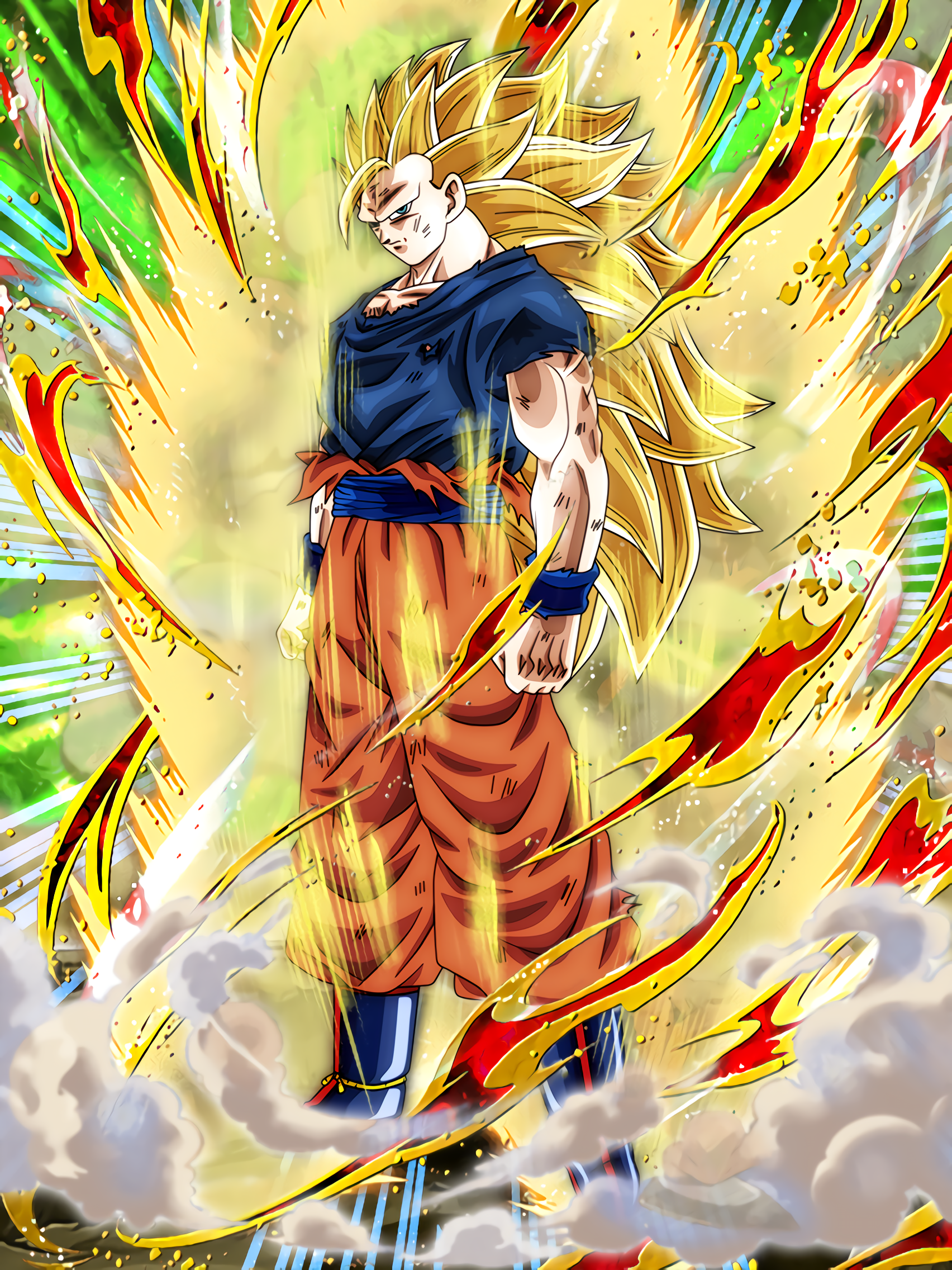 Return of the Strongest One Super Saiyan 3 Goku Dokfan Battle