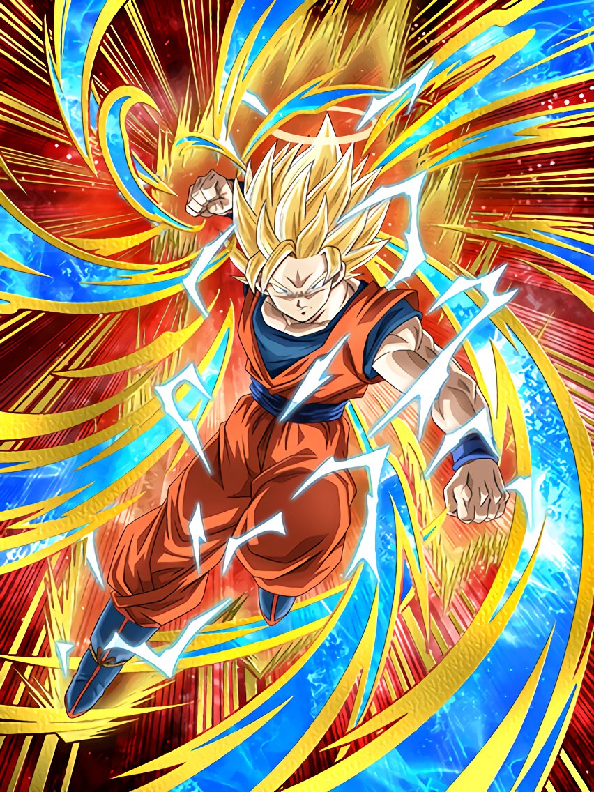 Returning from the Otherworld Super Saiyan 2 Goku Angel EZA